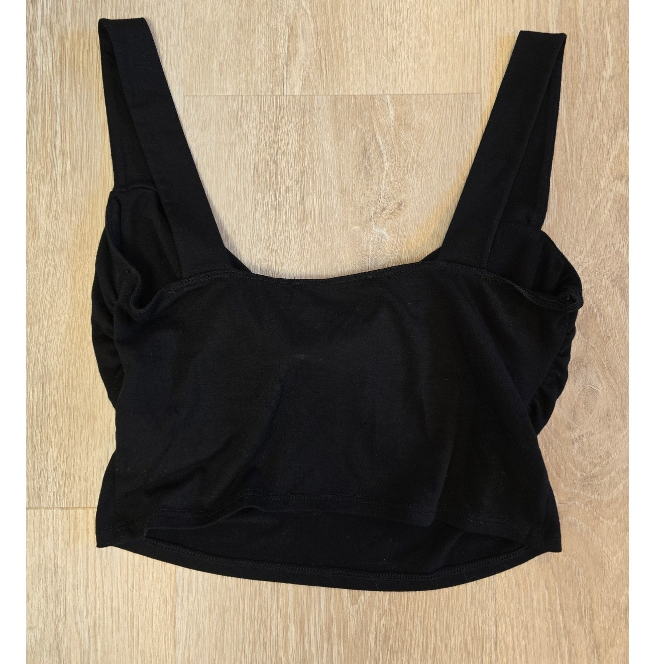 Black Sweetheart Crop Top Size S