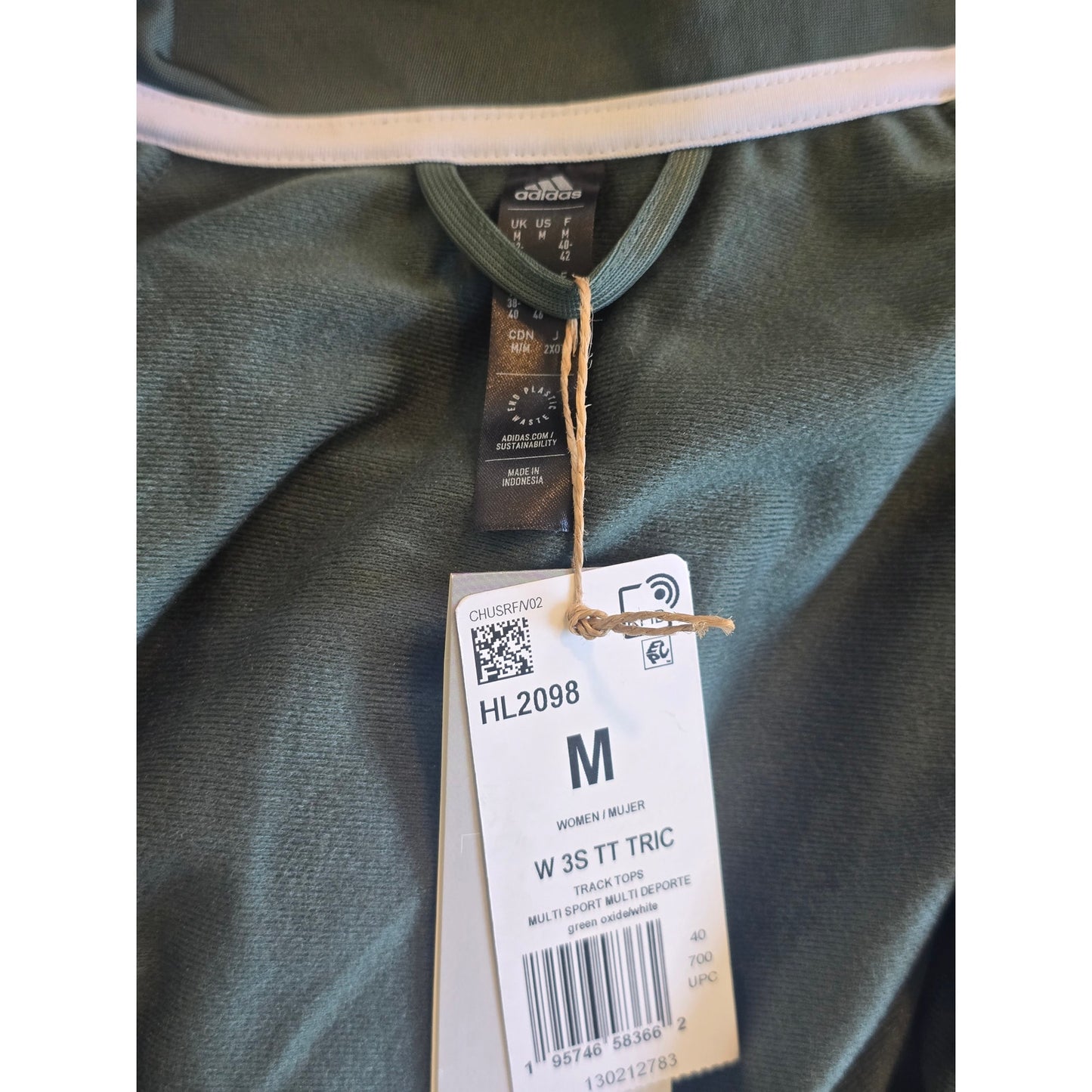 Green Oxide 3-Stripes Track Suit Set Size S/M NWT