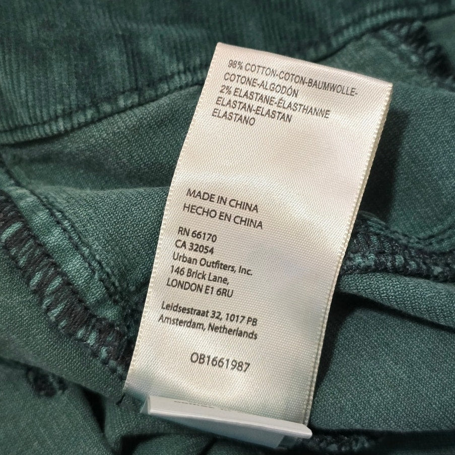 Green Flare Corduroy Pants Size 29