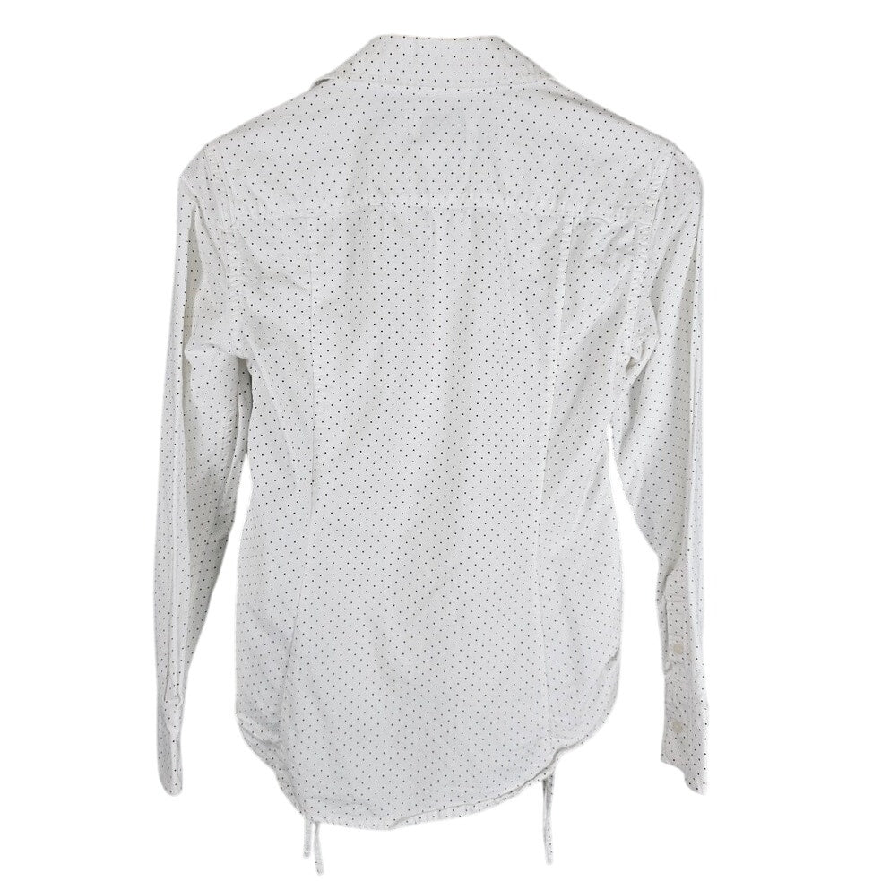 Black & White Polka Dot Button‑Down Shirt Size S/1