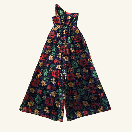Floral One-Shoulder Wide Leg Jumpsuit Size 2