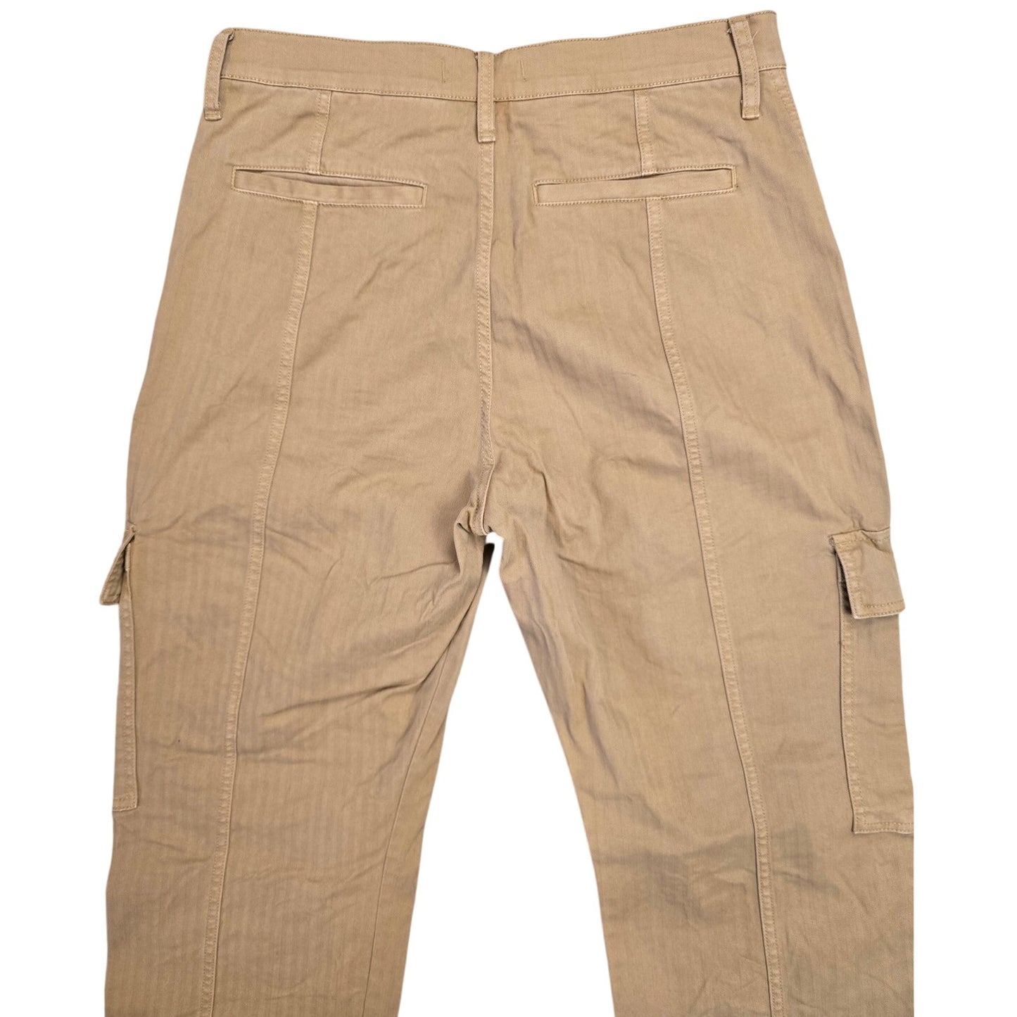 Tan 90s Straight Cargo Pants Garment Dyed Size 30