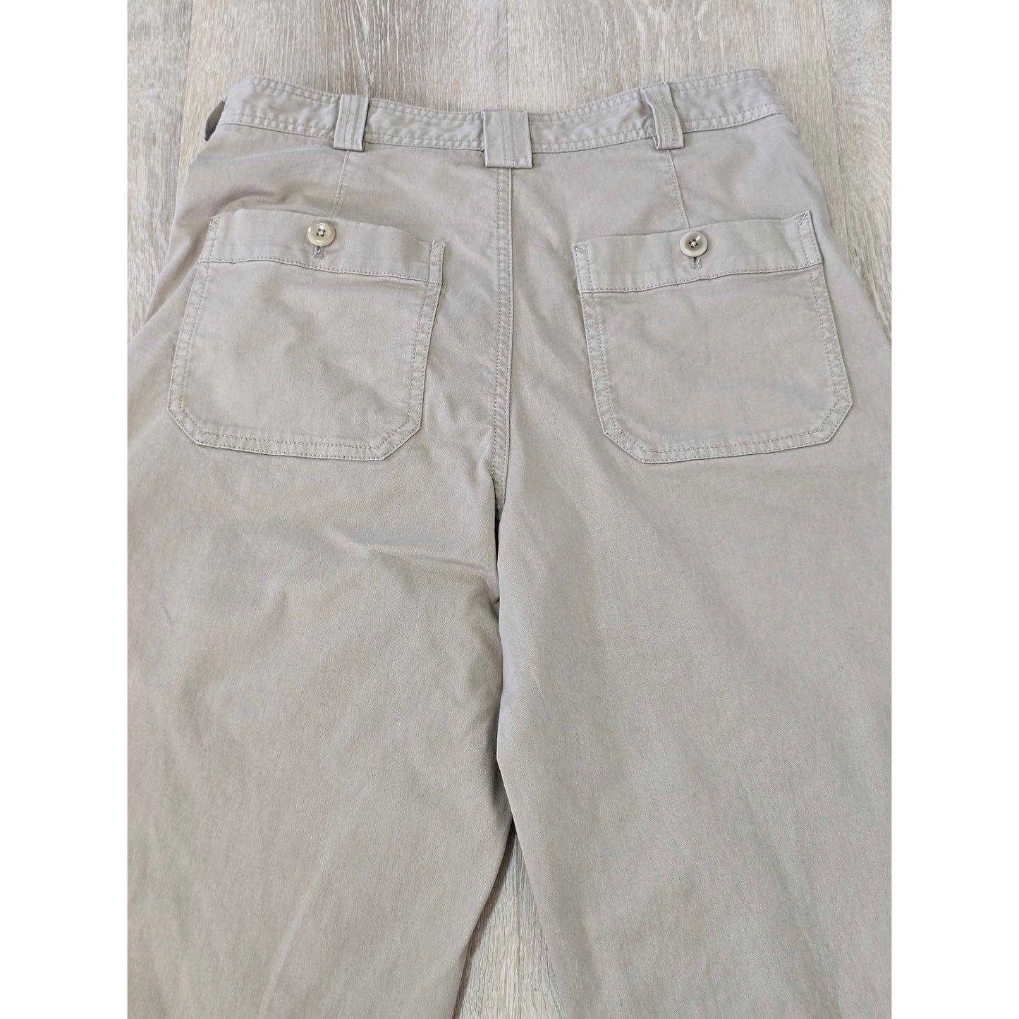 Khaki Utility Cargo Pants High Rise Size 2
