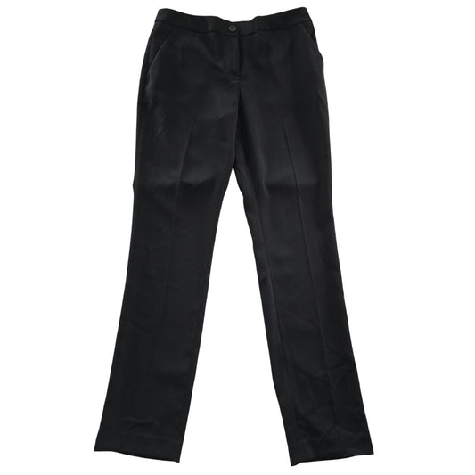 Black High Rise Straight Leg 4-Pocket Dress Pants Size 6 NWT