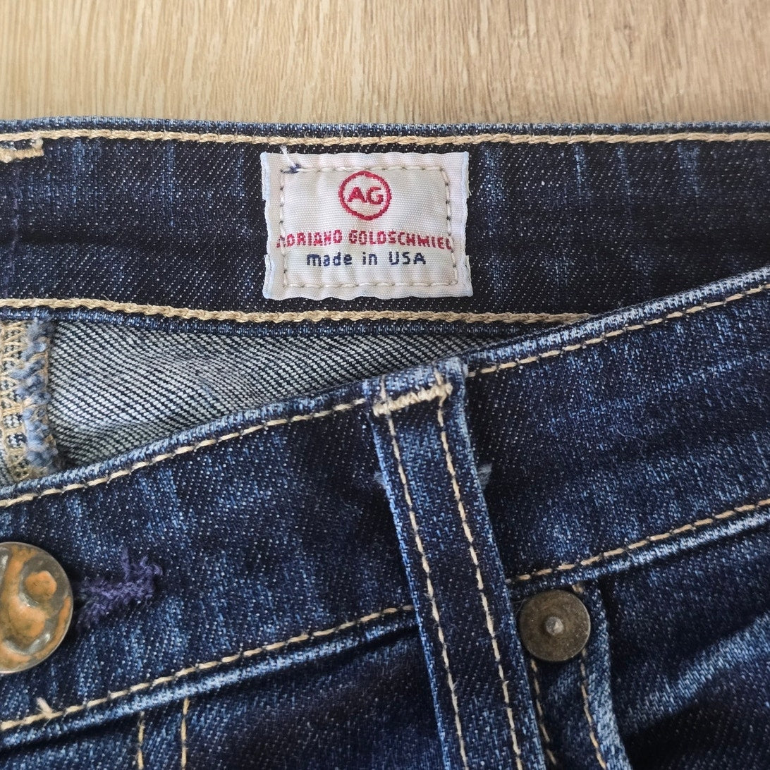 Skinny Bootcut Jeans Medium Wash Denim Size 29R