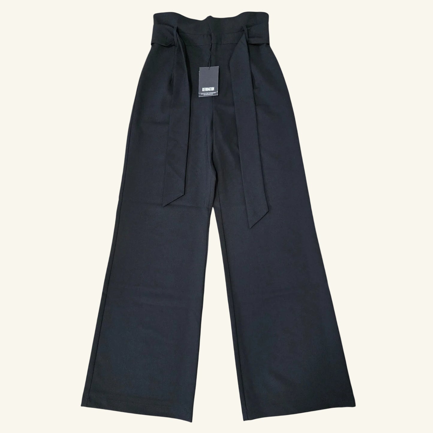 Black High Waist Trouser Pants Size 4 NWT