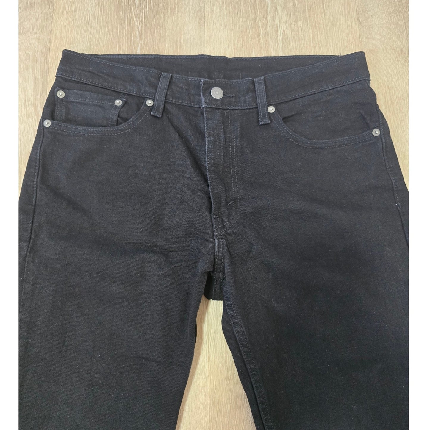 Black Slim Classic Denim Jeans Men's 33x32