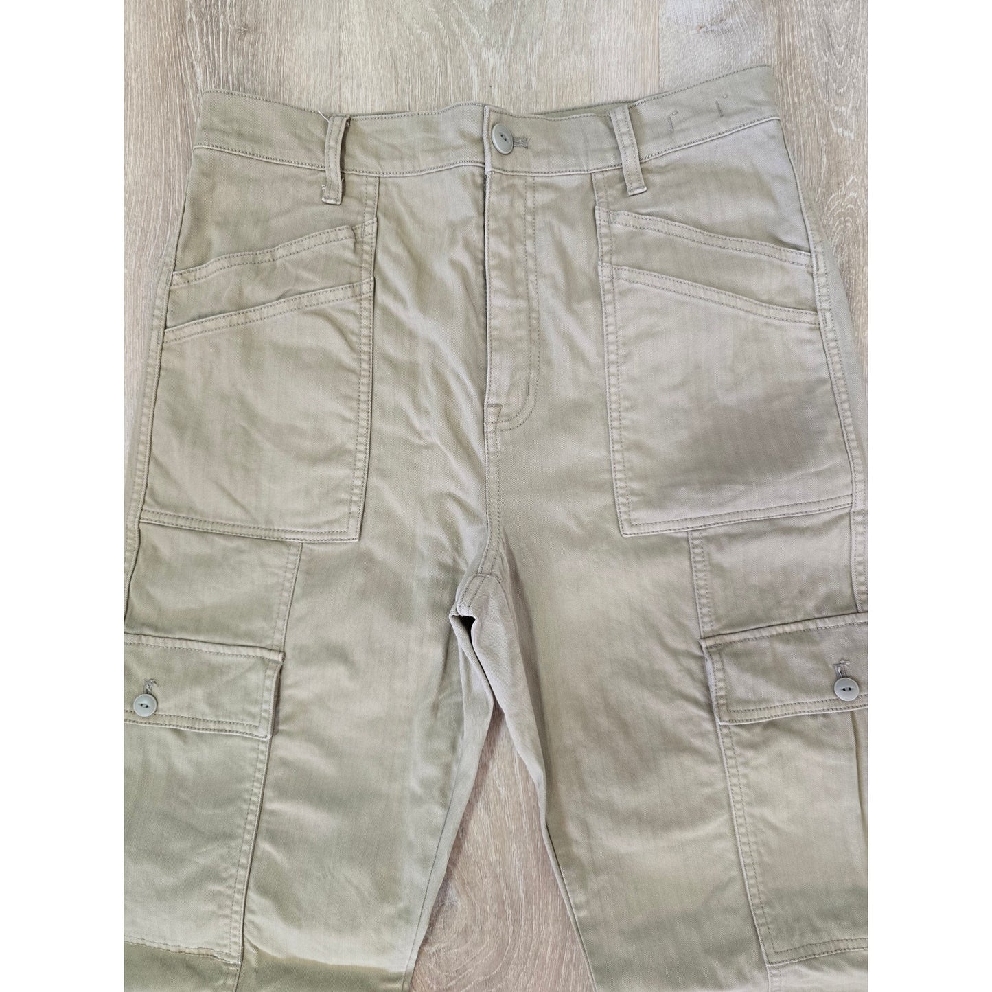 Olive Khaki 90s Straight Cargo Pants High Rise Size 29