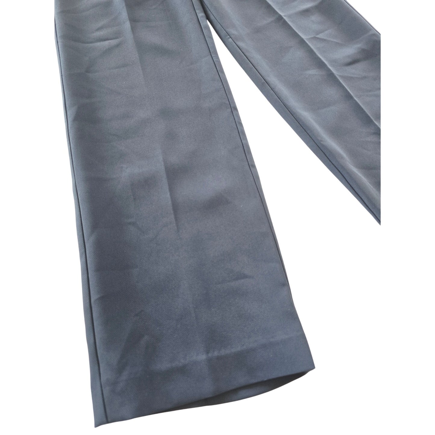 Navy High Rise Wide Leg Trousers Luxe Suiting Size 2