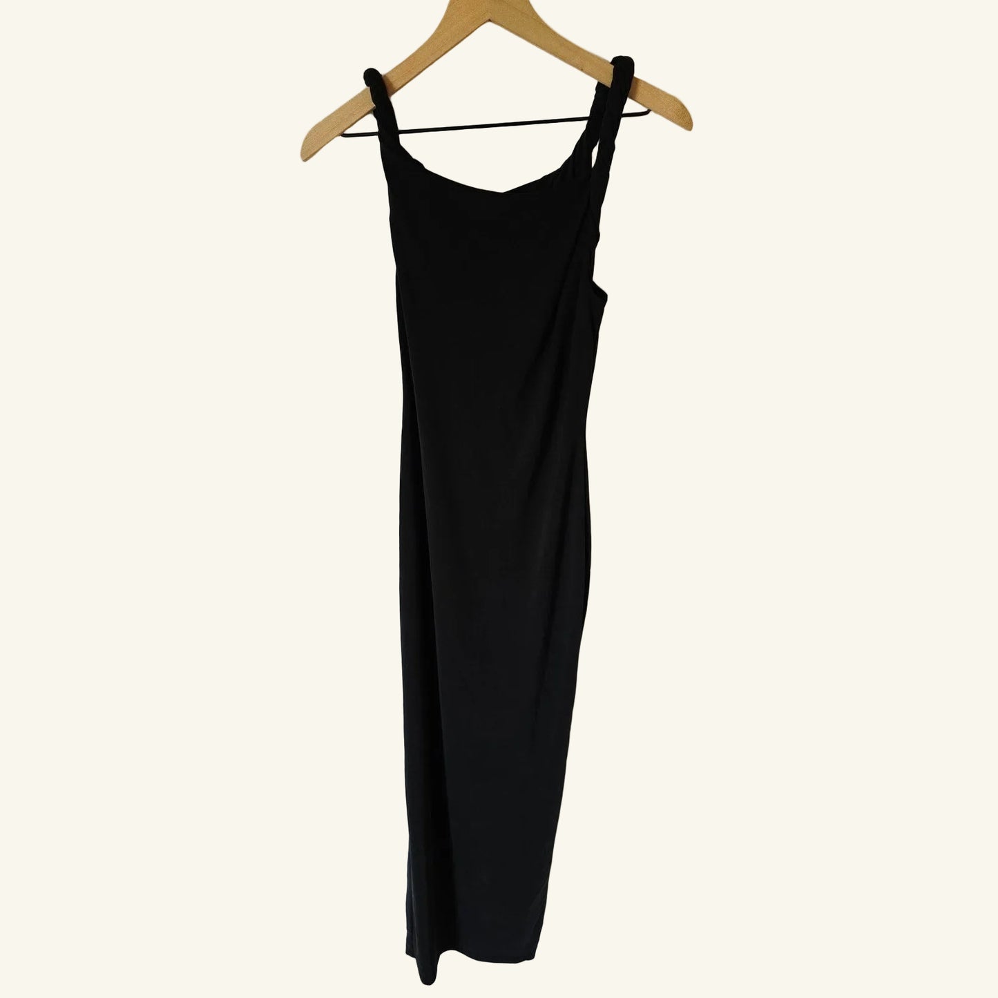 Black Off Shoulder Jersey Maxi Dress Size XS NWT