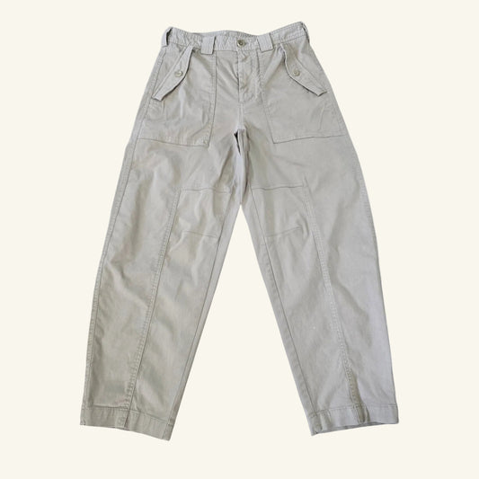 Khaki Utility Cargo Pants High Rise Size 2