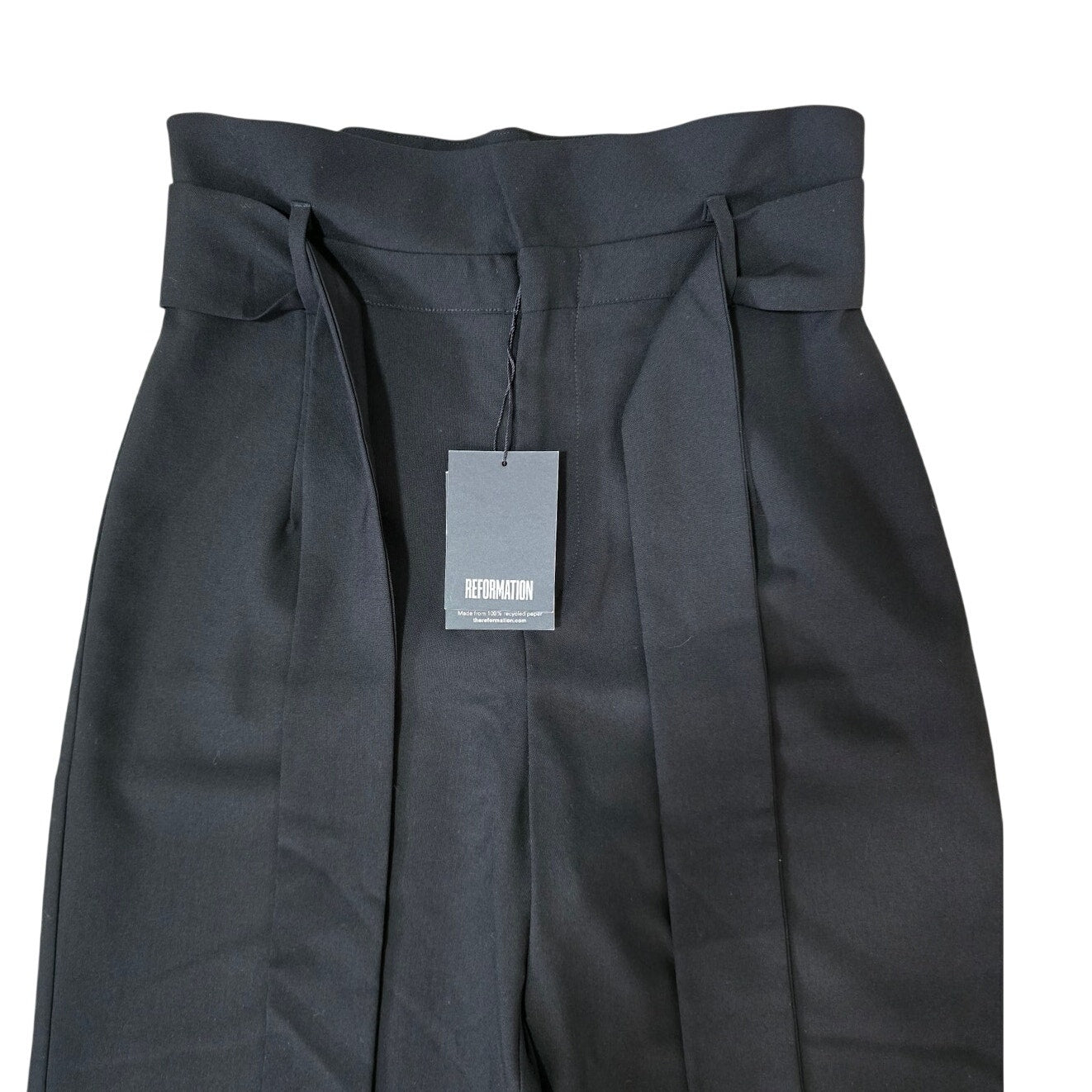 Black High Waist Trouser Pants Size 4 NWT