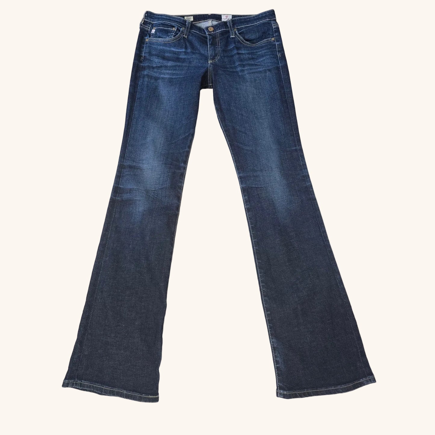 Skinny Bootcut Jeans Medium Wash Denim Size 29R
