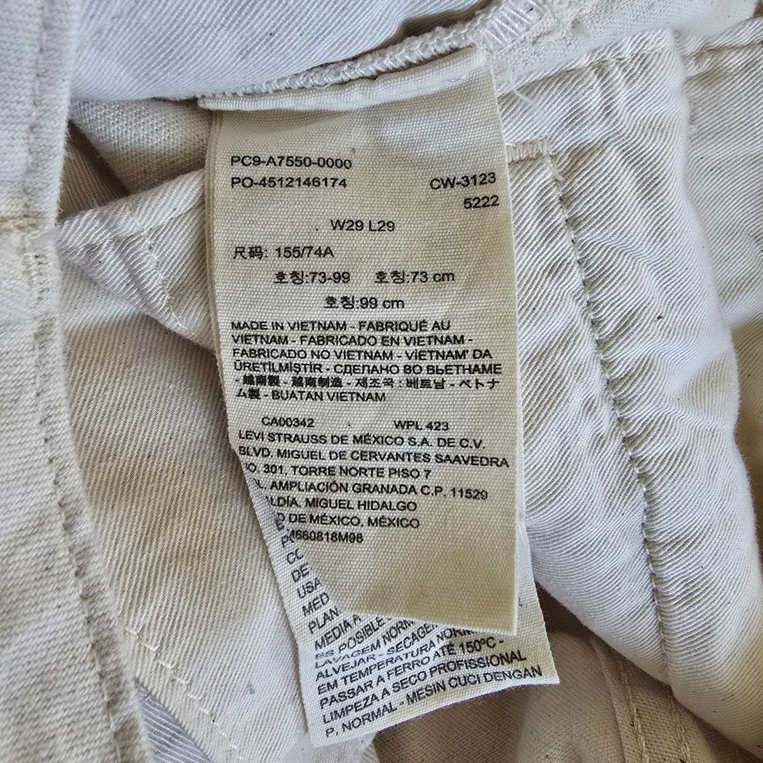 White High Rise Ribcage Bell Jeans Size 29