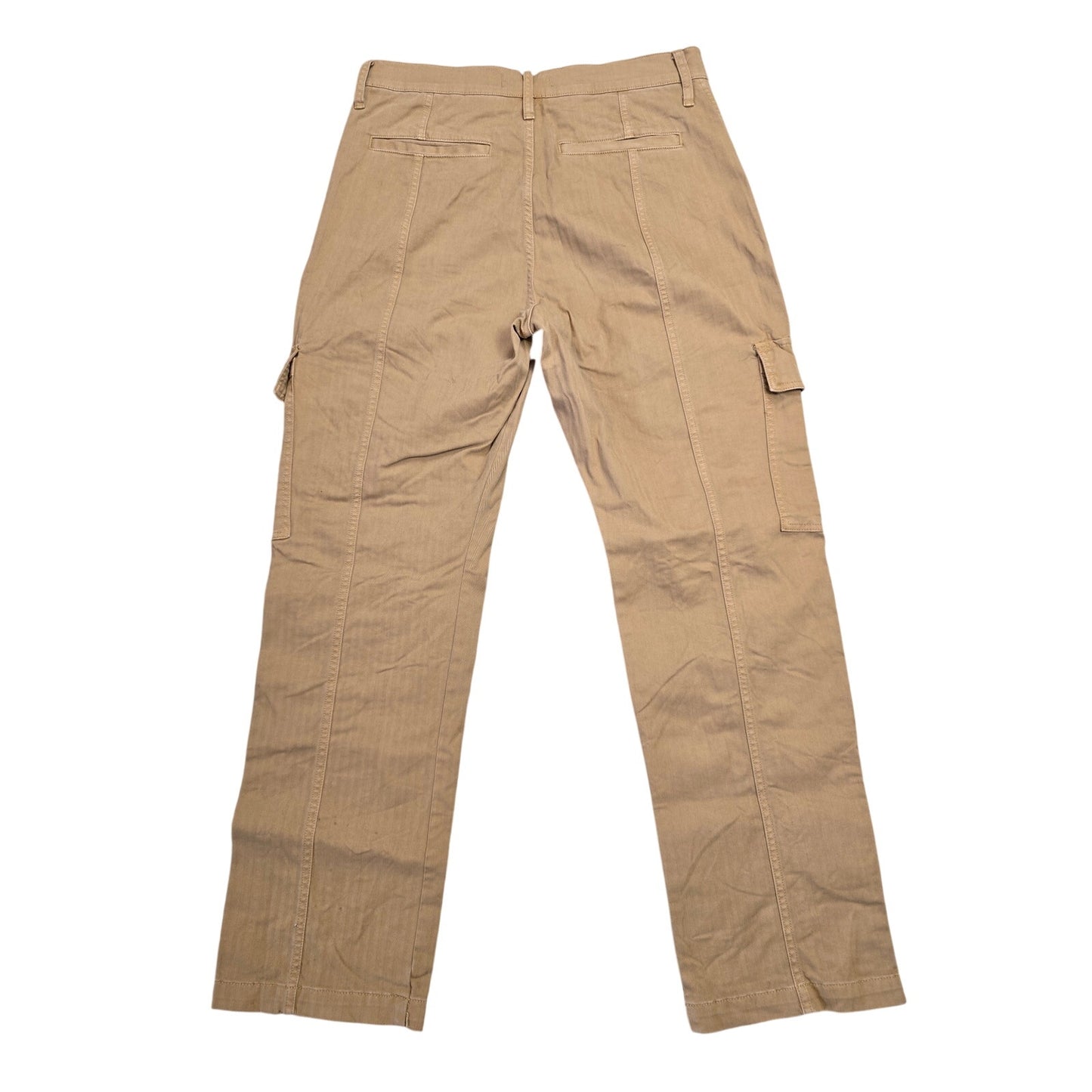 Tan 90s Straight Cargo Pants Garment Dyed Size 30