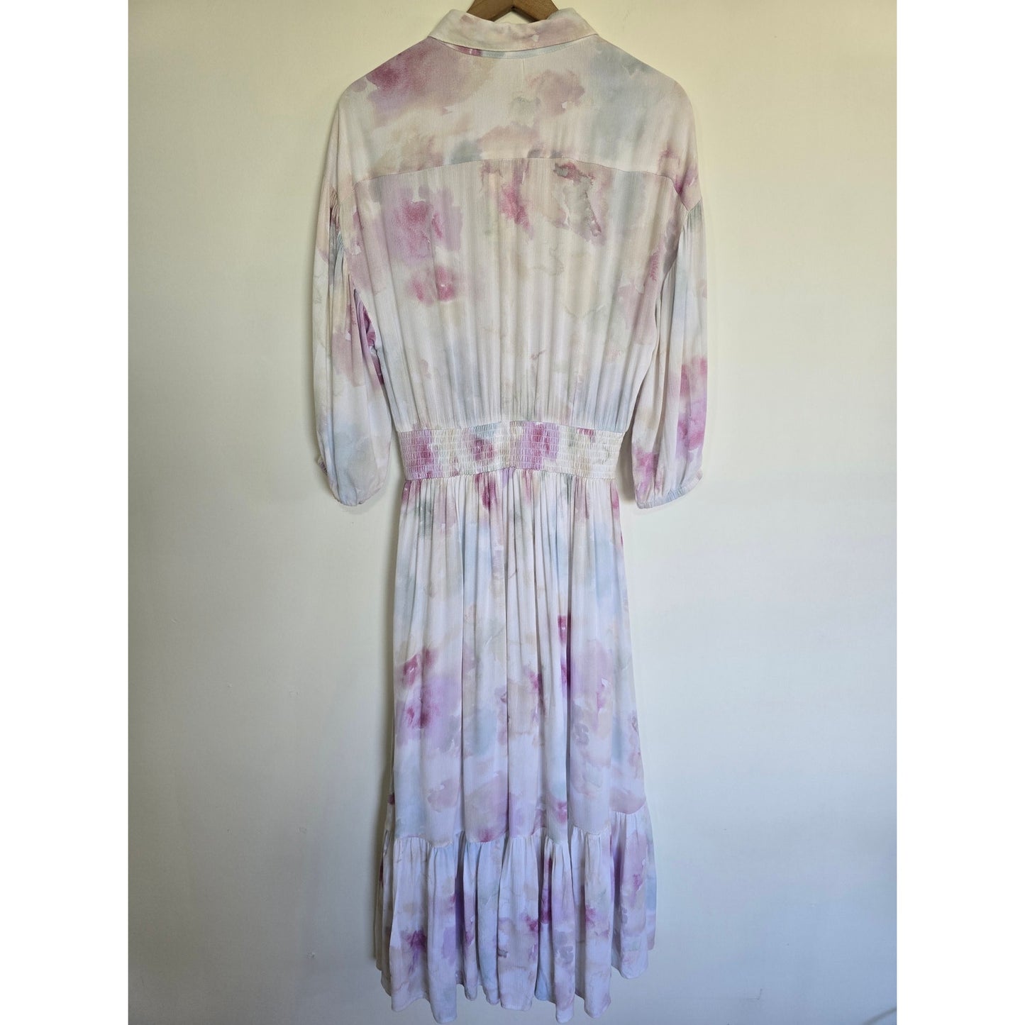 Floral Maxi Dress Smocked Waist NWT Size M
