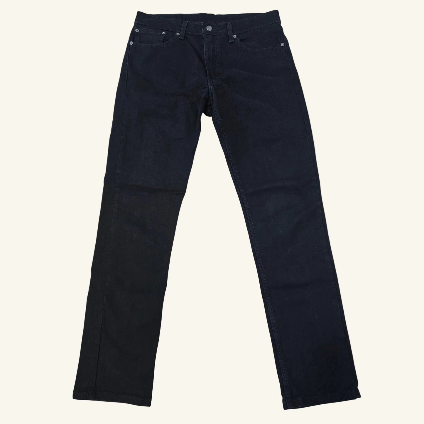 Black Slim Classic Denim Jeans Men's 33x32