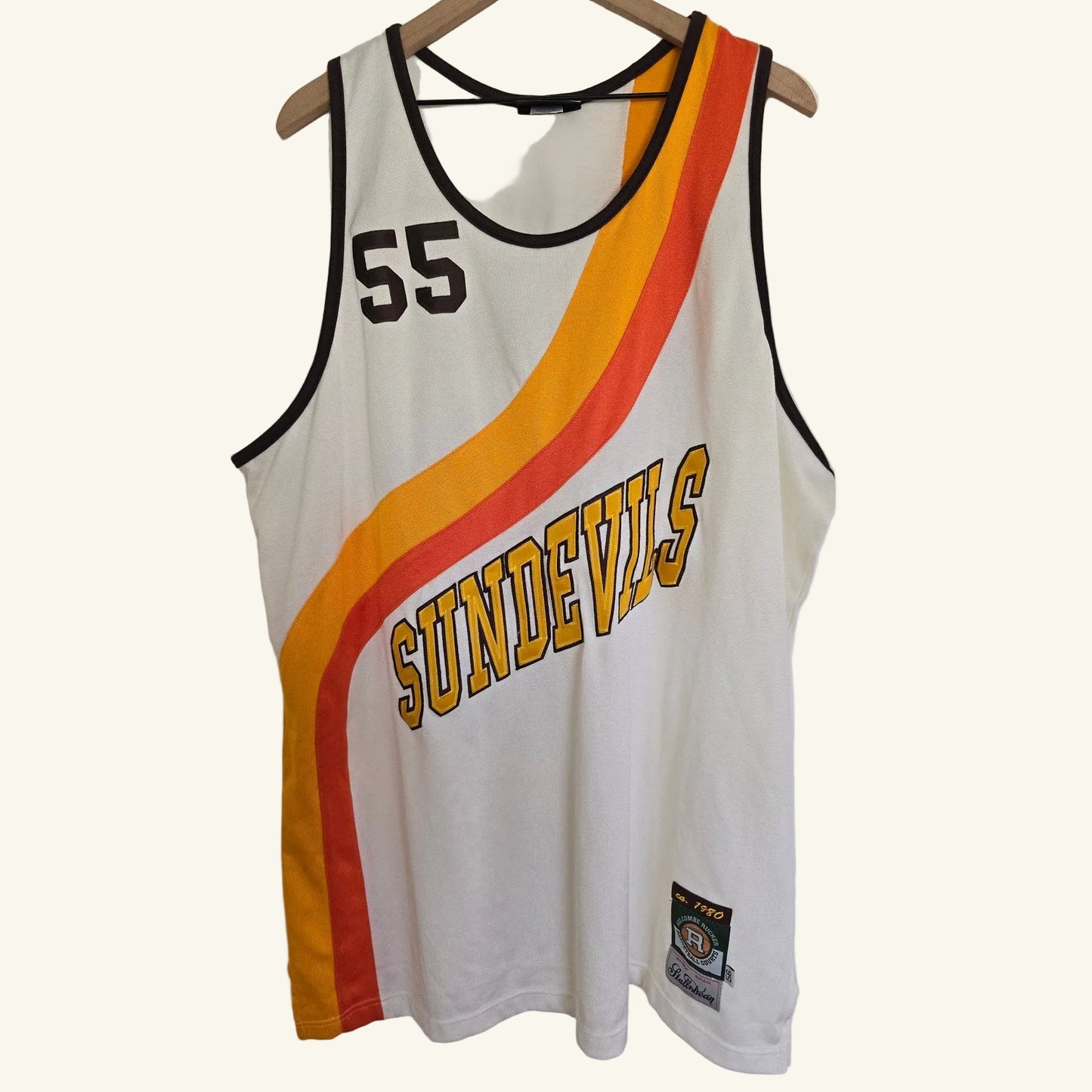 Vintage Rucker Sun Devils #55 Jersey Size 2XL