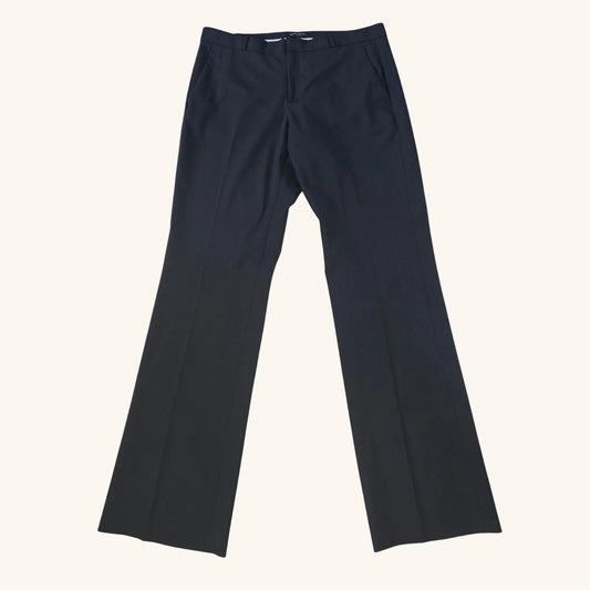 Black Wool Blend Trouser Pants Size 12L