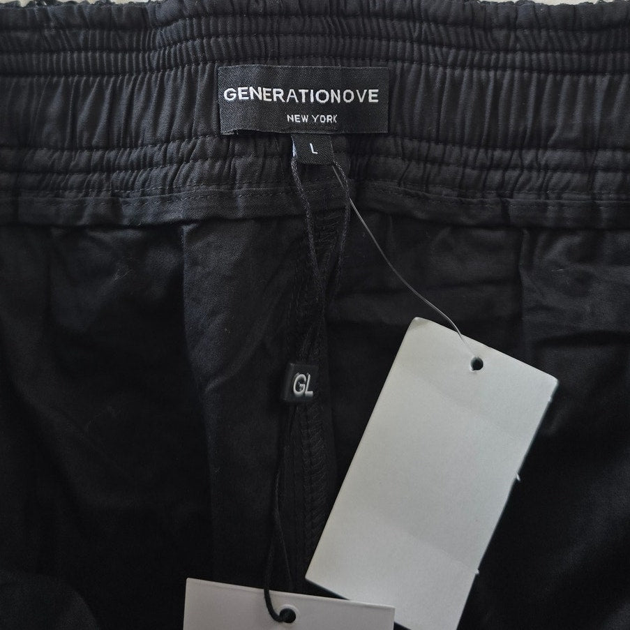 Black Lace Bootcut Pants Size L