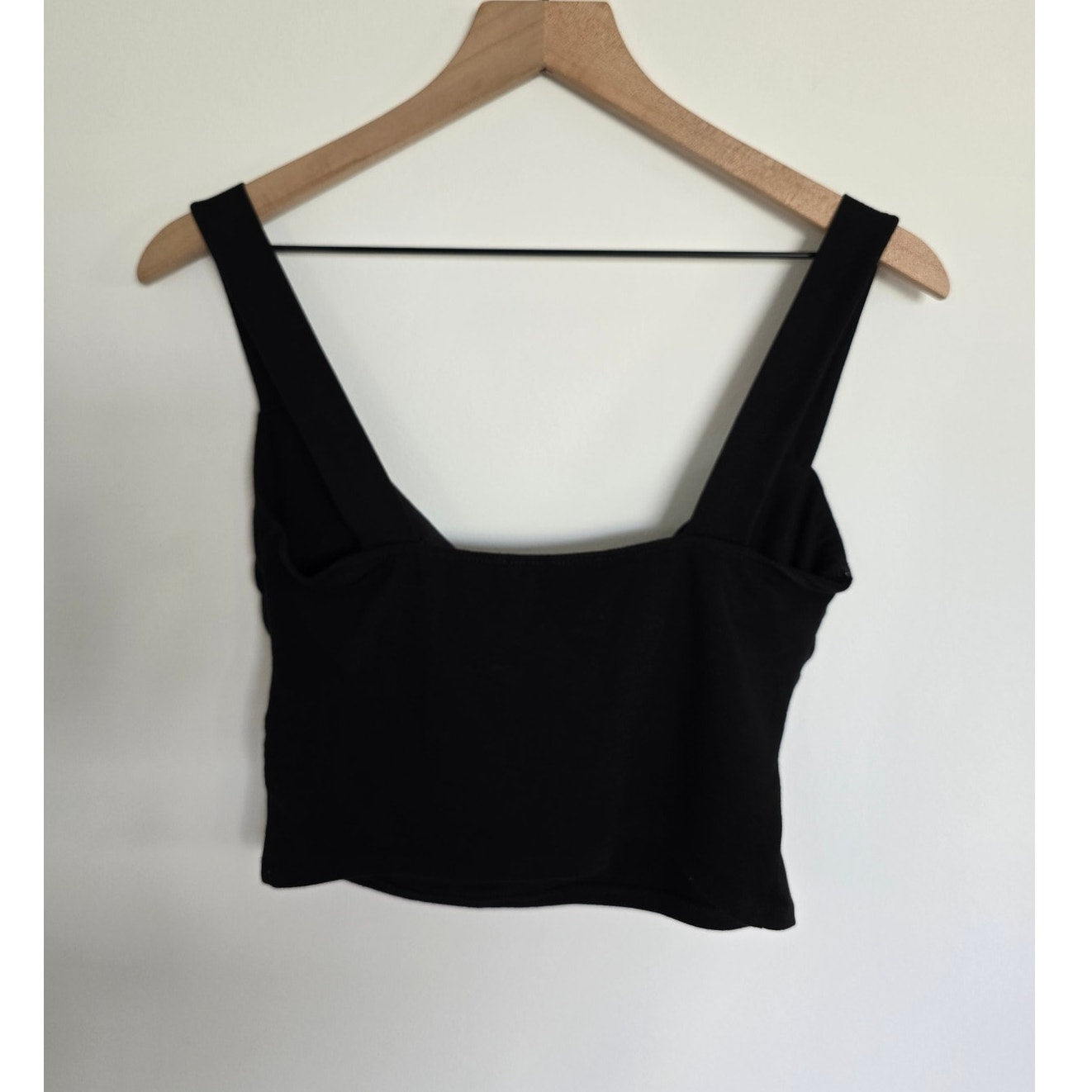 Black Sweetheart Crop Top Size S