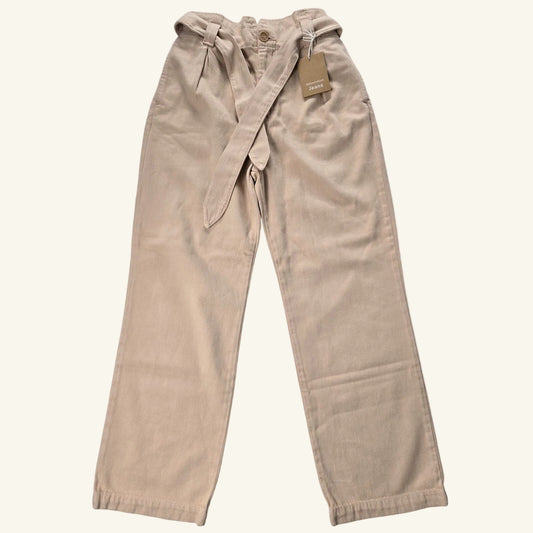 Dusty Rose Tie Waist High Rise Pants Size 26 NWT